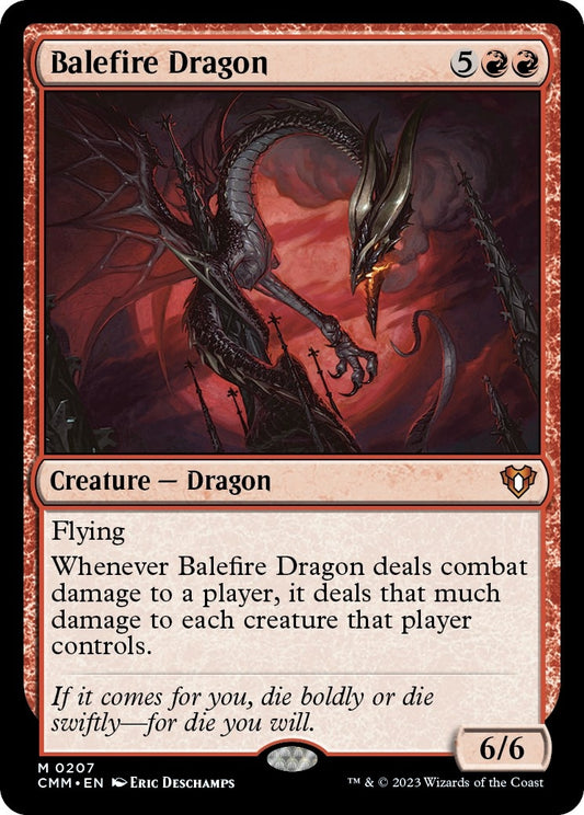 Image for Balefire Dragon (207) (Commander Masters) - Magic: The Gathering