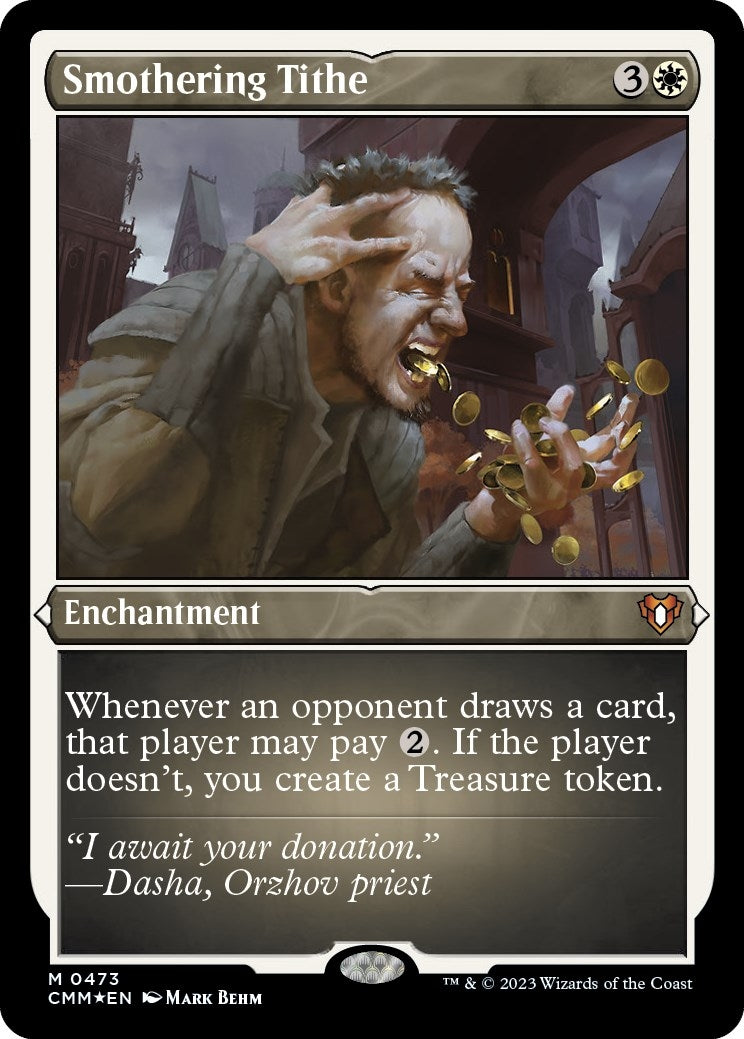 Image for Smothering Tithe (Foil Etched) (473) (Commander Masters) - Magic: The Gathering