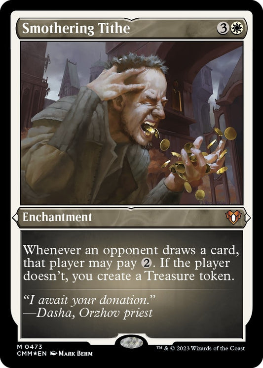 Image for Smothering Tithe (Foil Etched) (473) (Commander Masters) - Magic: The Gathering