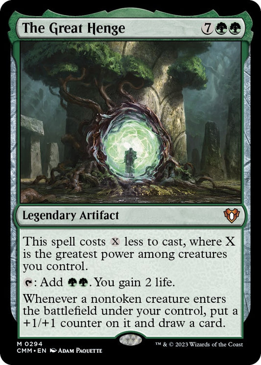 Image for The Great Henge (294) (Commander Masters) - Magic: The Gathering