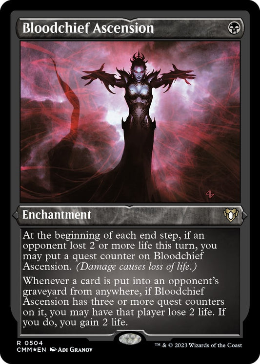 Image for Bloodchief Ascension (Foil Etched) (504) (Commander Masters) - Magic: The Gathering