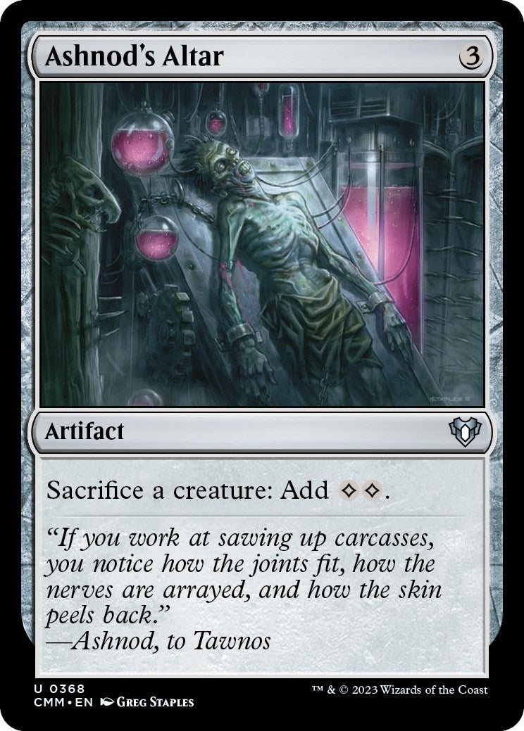 Image for Ashnod's Altar (368) (Commander Masters) - Magic: The Gathering