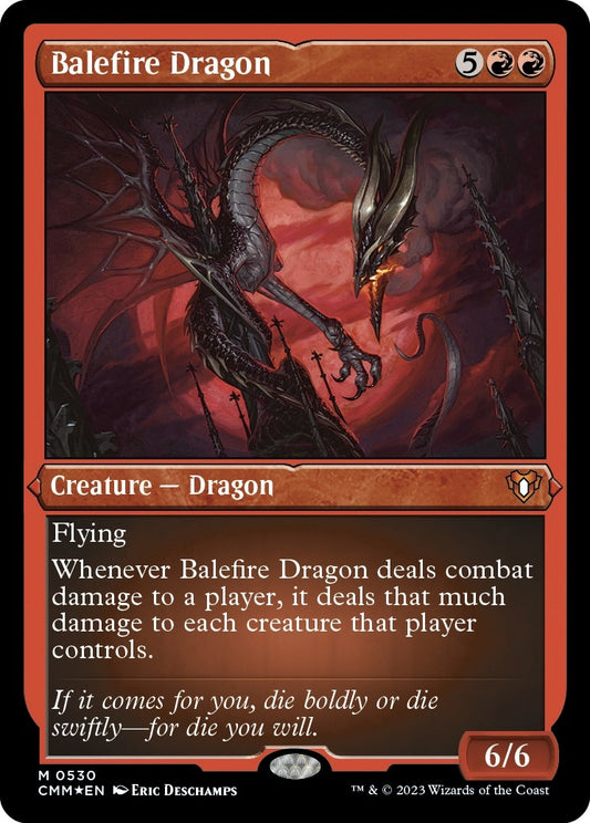 Image for Balefire Dragon (Foil Etched) (530) (Commander Masters) - Magic: The Gathering