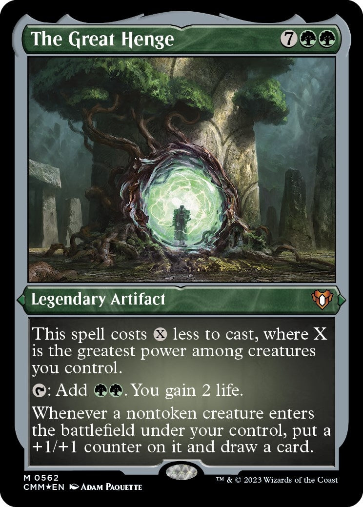 Image for The Great Henge (Foil Etched) (562) (Commander Masters) - Magic: The Gathering