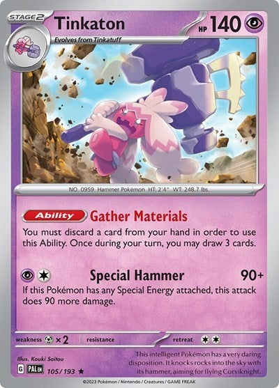 Image for Tinkaton (105/193) (Deck Exclusives) - Pokemon