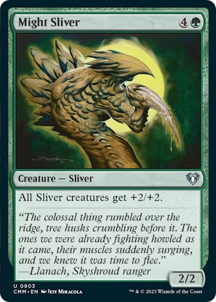 Image for Might Sliver (903) (Commander Masters) - Magic: The Gathering