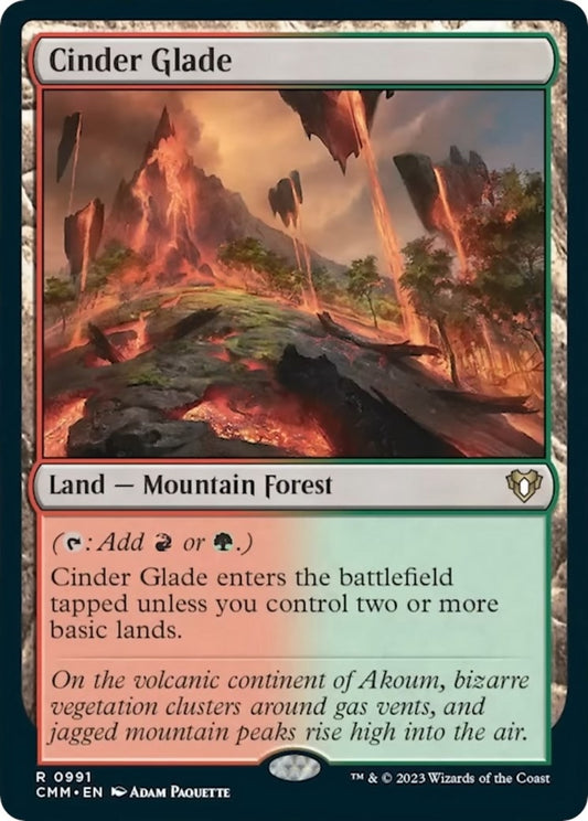 Image for Cinder Glade (991) (Commander Masters) - Magic: The Gathering