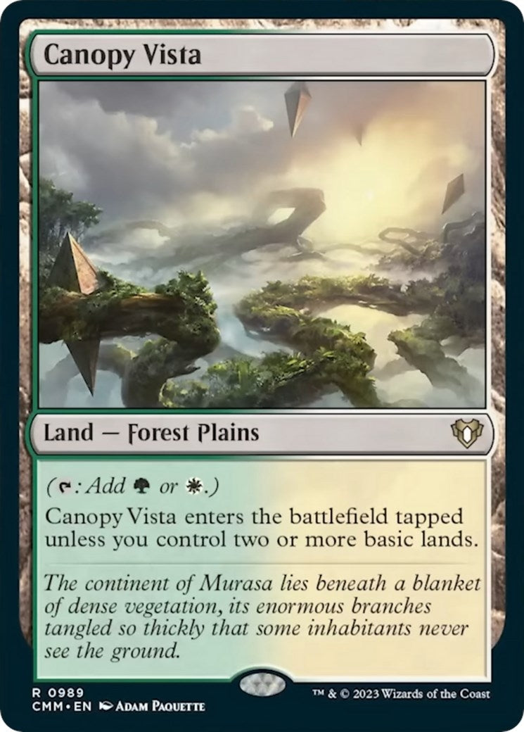 Image for Canopy Vista (989) (Commander Masters) - Magic: The Gathering