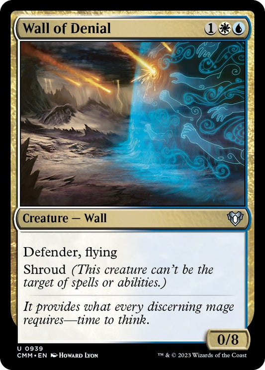 Image for Wall of Denial (939) (Commander Masters) - Magic: The Gathering