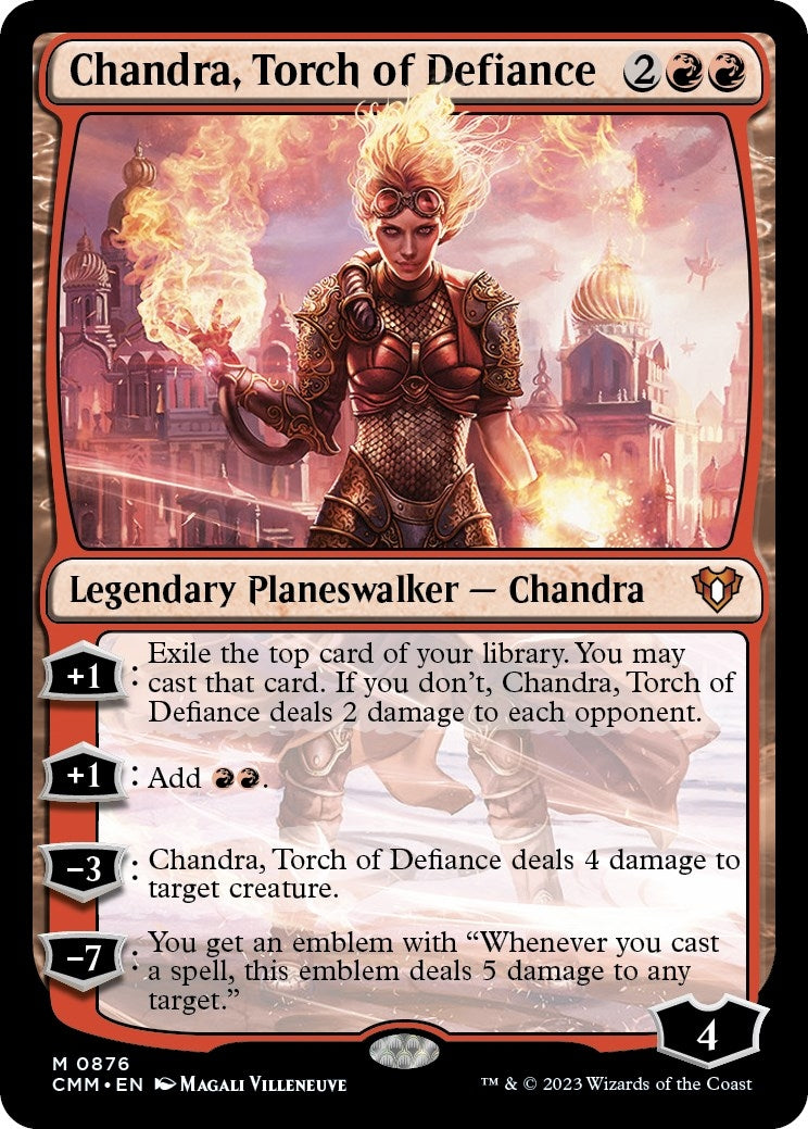 Image for Chandra, Torch of Defiance (876) (Commander Masters) - Magic: The Gathering