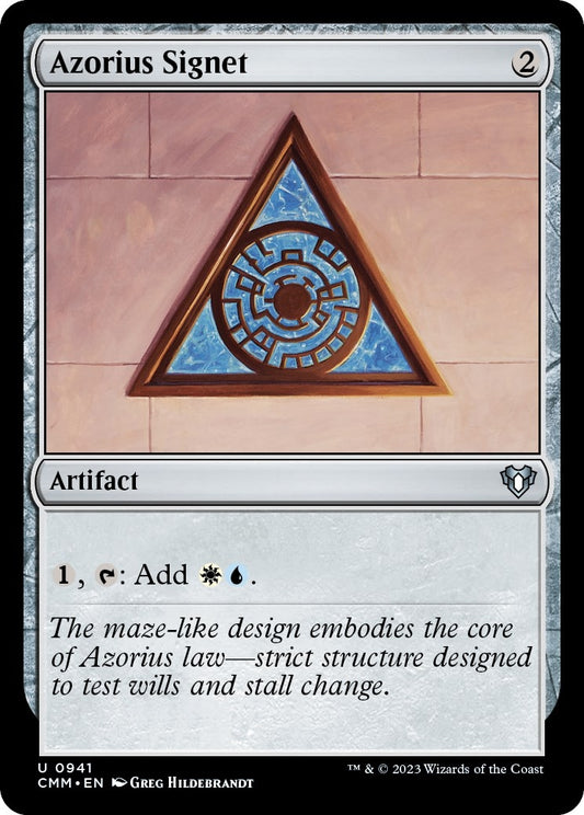 Image for Azorius Signet (941) (Commander Masters) - Magic: The Gathering