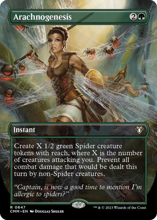 Image for Arachnogenesis (Borderless) (647) (Commander Masters) - Magic: The Gathering