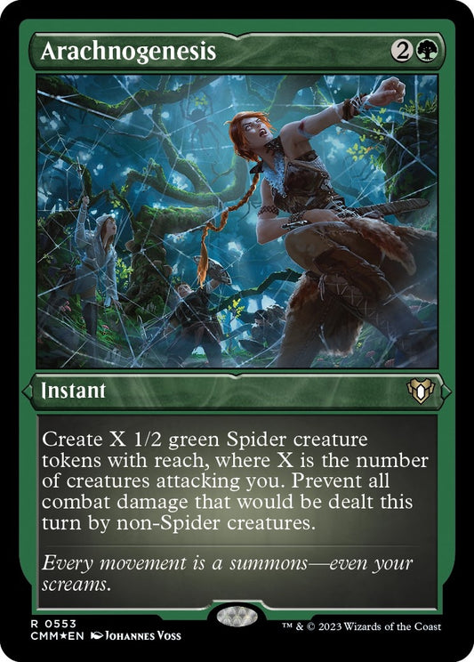 Image for Arachnogenesis (Foil Etched) (553) (Commander Masters) - Magic: The Gathering