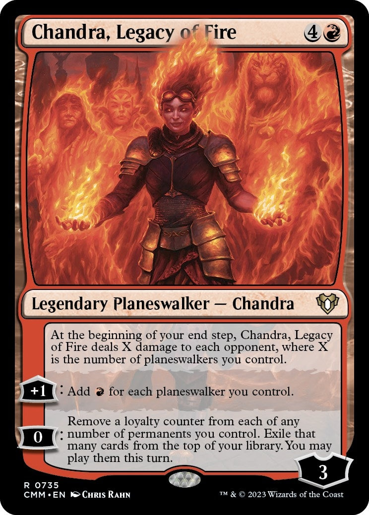 Image for Chandra, Legacy of Fire (735) (Commander Masters) - Magic: The Gathering