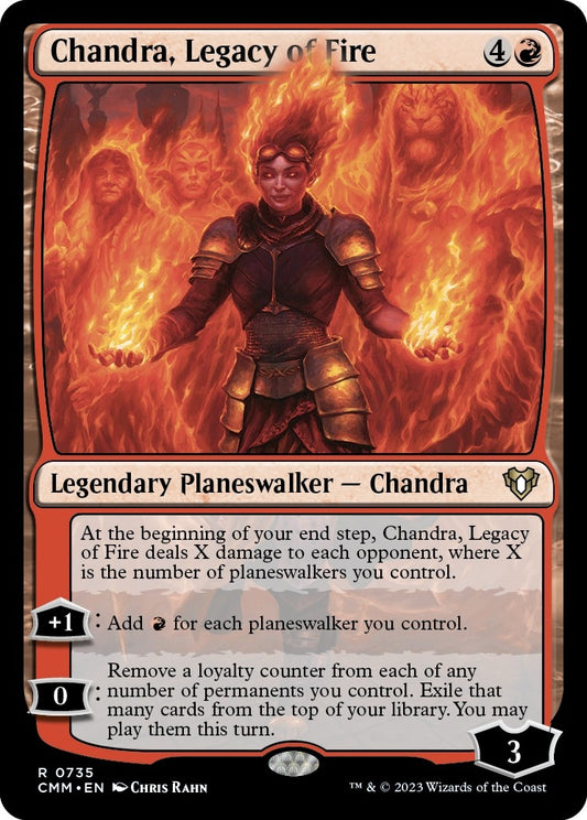 Image for Chandra, Legacy of Fire (735) (Commander Masters) - Magic: The Gathering