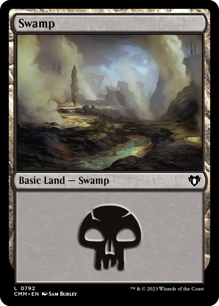 Image for Swamp (0792) (792) (Commander Masters) - Magic: The Gathering