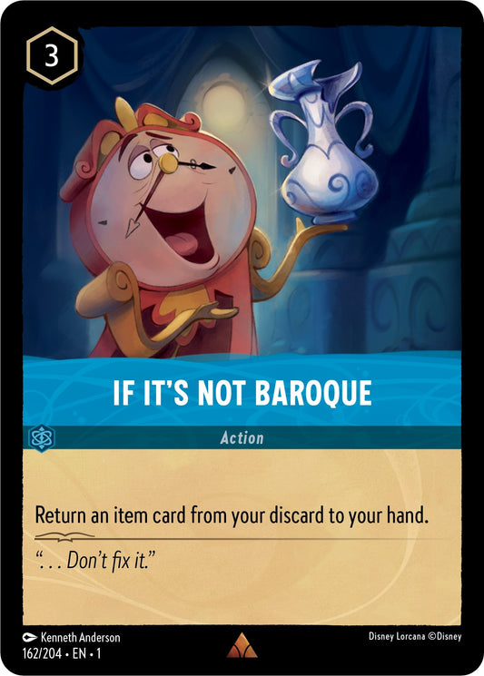 Image for If It's Not Baroque (162/204) (The First Chapter) - Disney Lorcana