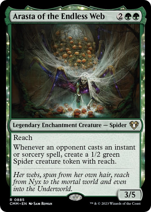 Image for Arasta of the Endless Web (885) (Commander Masters) - Magic: The Gathering
