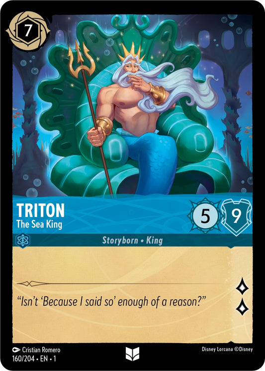 Image for Triton - The Sea King (160/204) (The First Chapter) - Disney Lorcana
