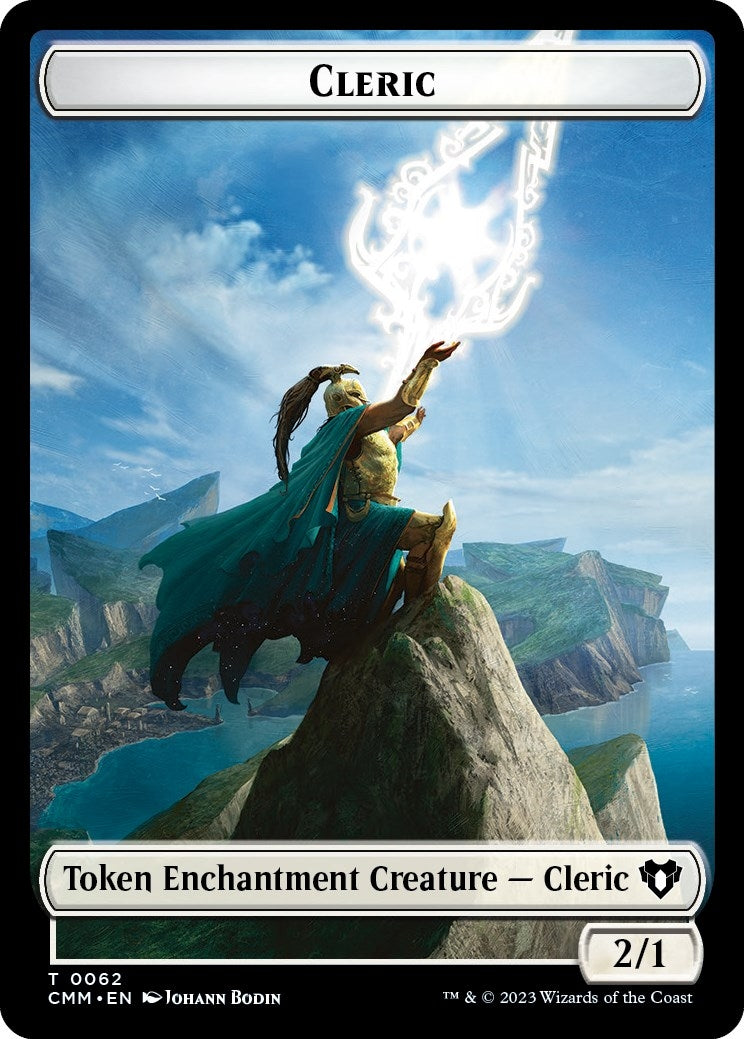 Image for Cleric // Cat Beast Double-Sided Token (62 // 61) (Commander Masters) - Magic: The Gathering
