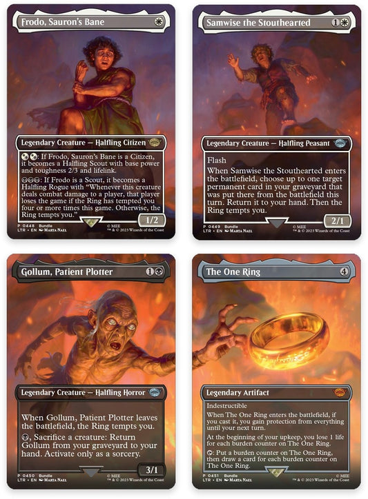 Image for Mount Doom Scene [Set of 4] (448-451) (Universes Beyond: The Lord of the Rings: Tales of Middle-earth) - Magic: The Gathering