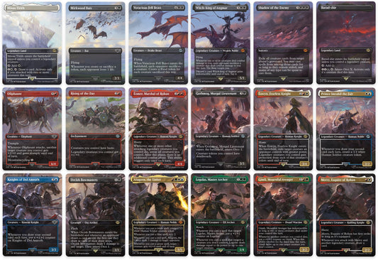 Image for Battle of the Pelennor Fields Scene [Set of 18] (420-437) (Universes Beyond: The Lord of the Rings: Tales of Middle-earth) - Magic: The Gathering