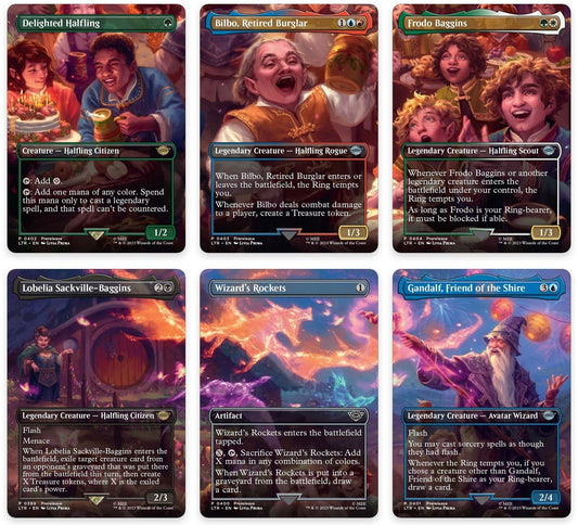 Image for Bilbo's Birthday Party Scene [Set of 6] (399-404) (Universes Beyond: The Lord of the Rings: Tales of Middle-earth) - Magic: The Gathering