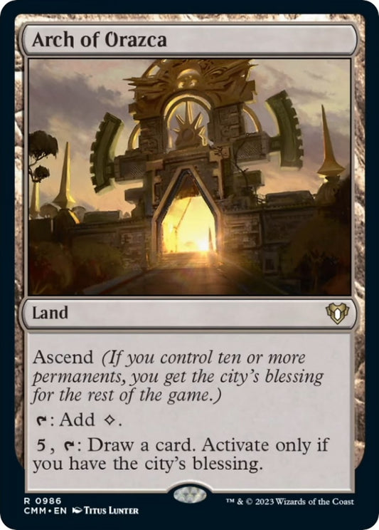 Image for Arch of Orazca (986) (Commander Masters) - Magic: The Gathering