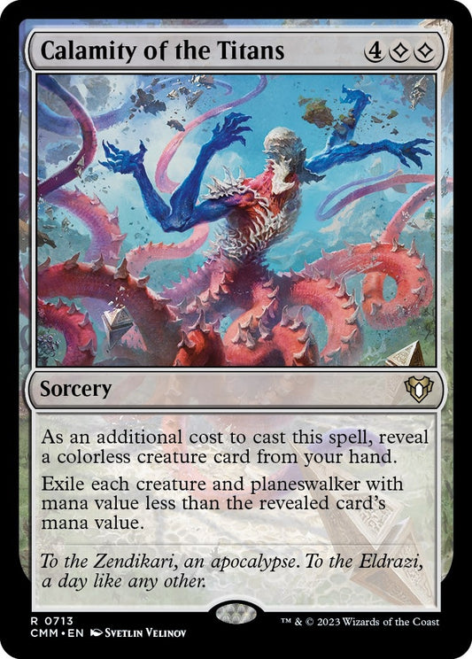 Image for Calamity of the Titans (713) (Commander Masters) - Magic: The Gathering