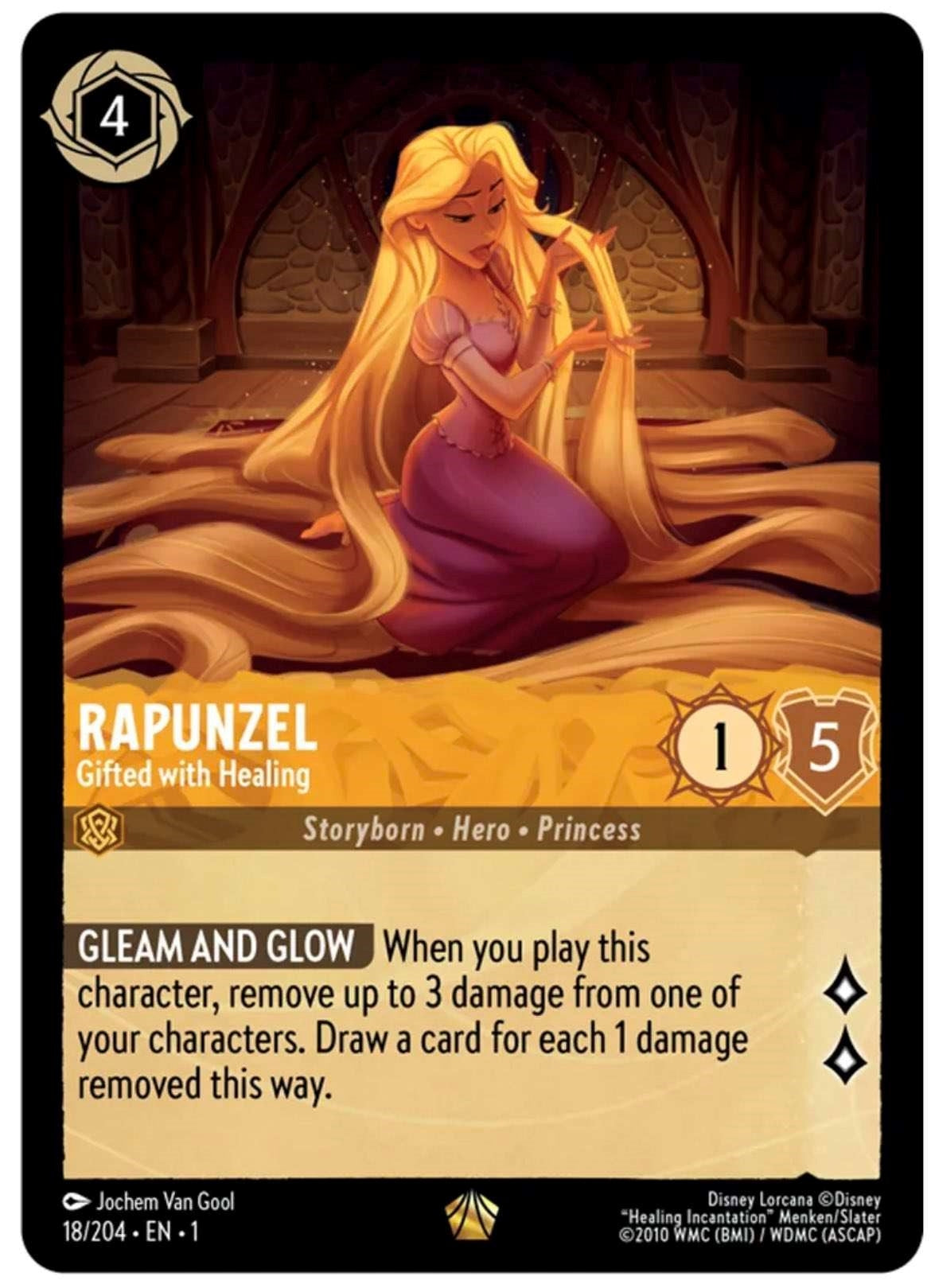 Image for Rapunzel - Gifted with Healing (18/204) (The First Chapter) - Disney Lorcana