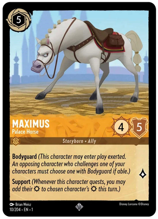 Image for Maximus - Palace Horse (10/204) (The First Chapter) - Disney Lorcana