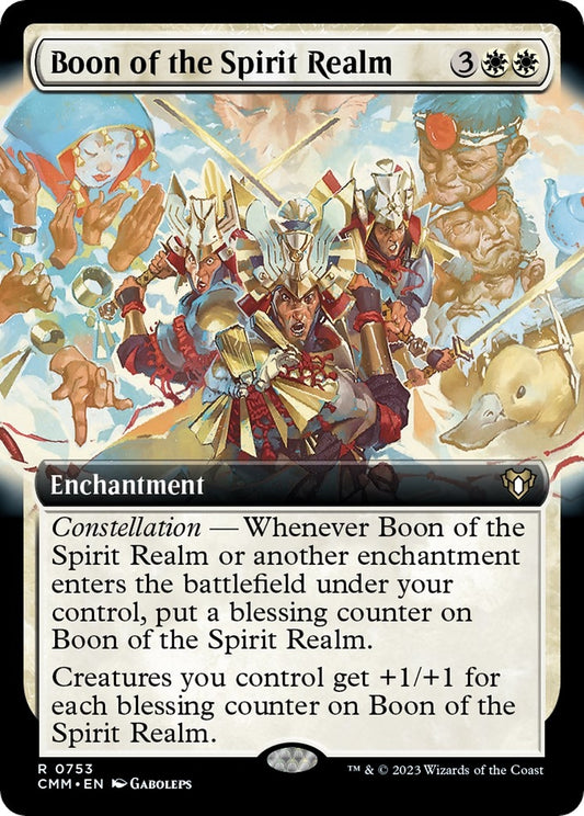 Image for Boon of the Spirit Realm (Extended Art) (753) (Commander Masters) - Magic: The Gathering