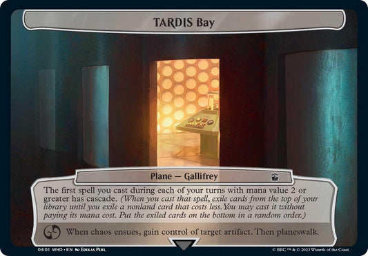Image for TARDIS Bay (601) (Planechase: Universes Beyond: Doctor Who) - Magic: The Gathering