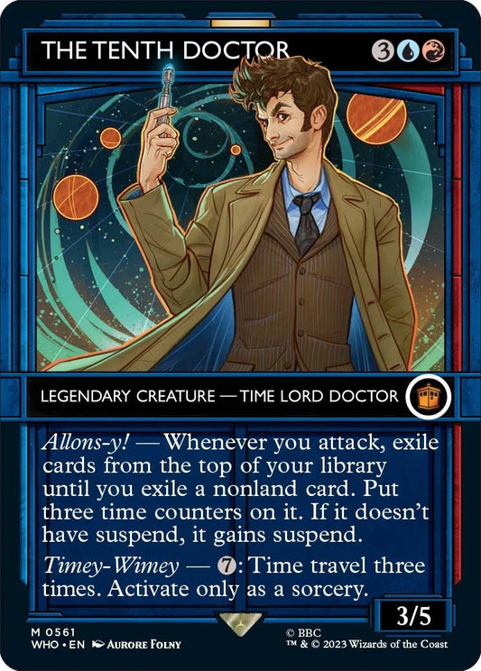 Image for The Tenth Doctor (Showcase) (561) (Universes Beyond: Doctor Who) - Magic: The Gathering