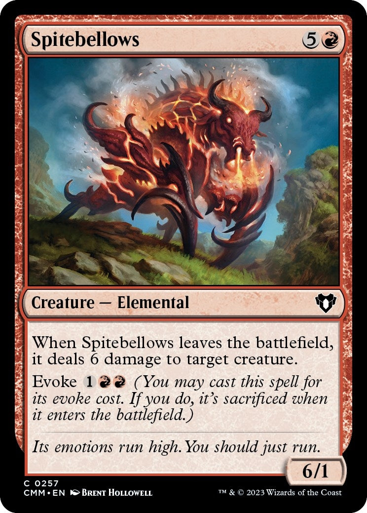 Image for Spitebellows (257) (Commander Masters) - Magic: The Gathering