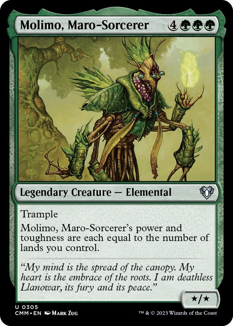 Image for Molimo, Maro-Sorcerer (305) (Commander Masters) - Magic: The Gathering