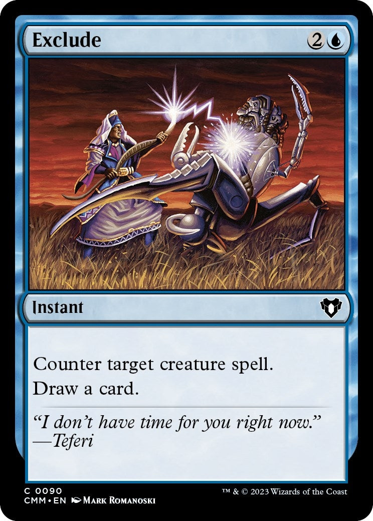 Image for Exclude (90) (Commander Masters) - Magic: The Gathering