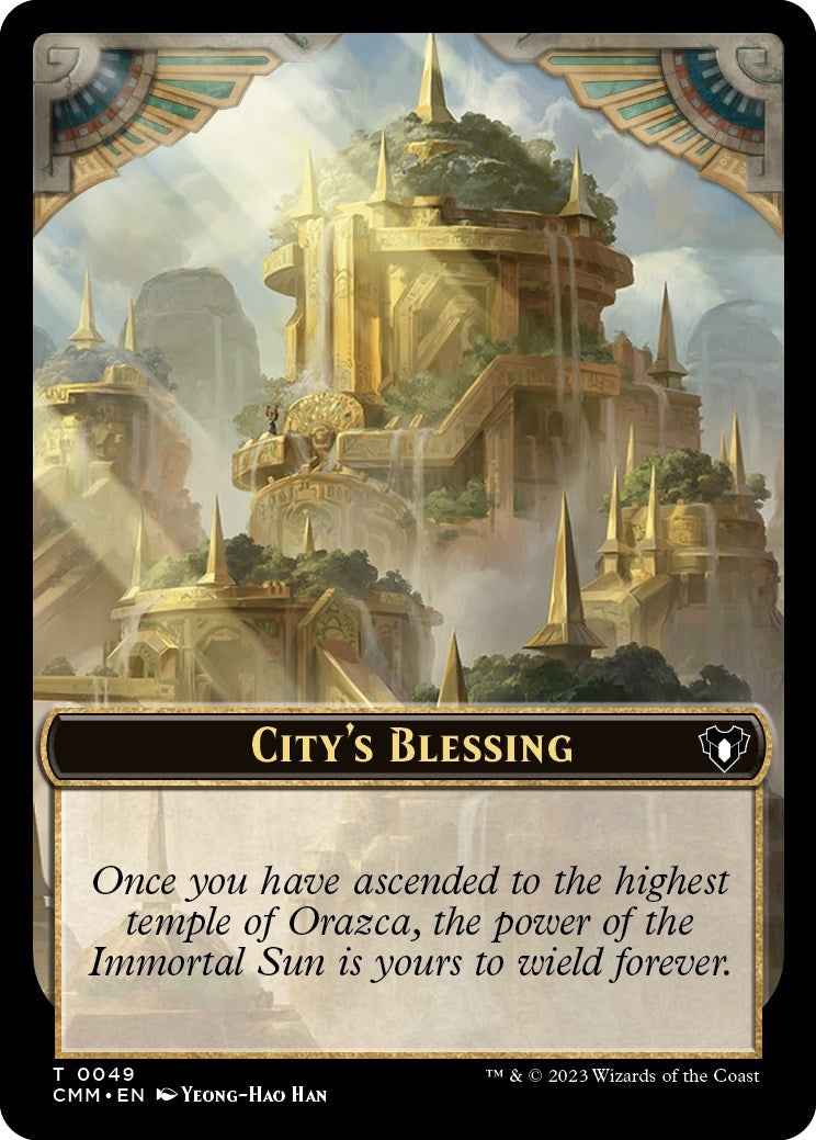 Image for City's Blessing // Construct (0041) Double-Sided Token (49 // 41) (Commander Masters) - Magic: The Gathering