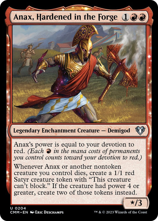 Image for Anax, Hardened in the Forge (204) (Commander Masters) - Magic: The Gathering