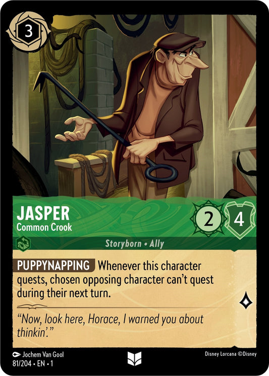 Image for Jasper - Common Crook (81/204) (The First Chapter) - Disney Lorcana