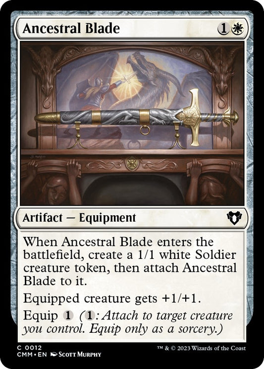 Image for Ancestral Blade (12) (Commander Masters) - Magic: The Gathering