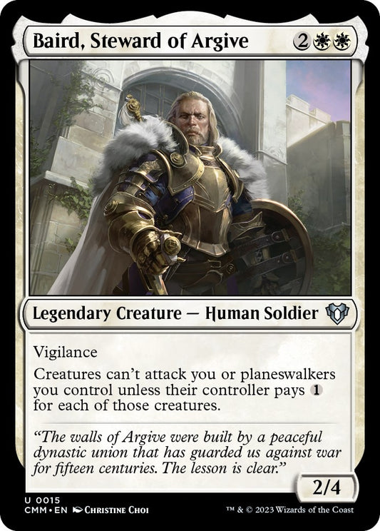 Image for Baird, Steward of Argive (15) (Commander Masters) - Magic: The Gathering