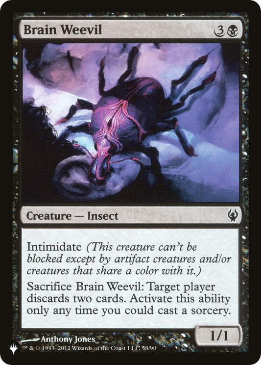 Image for Brain Weevil (58/90) (The List Reprints) - Magic: The Gathering