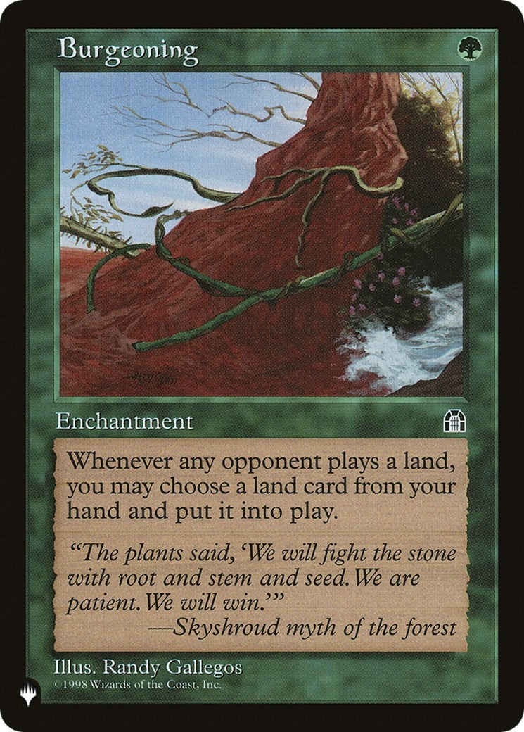 Image for Burgeoning (The List Reprints) - Magic: The Gathering