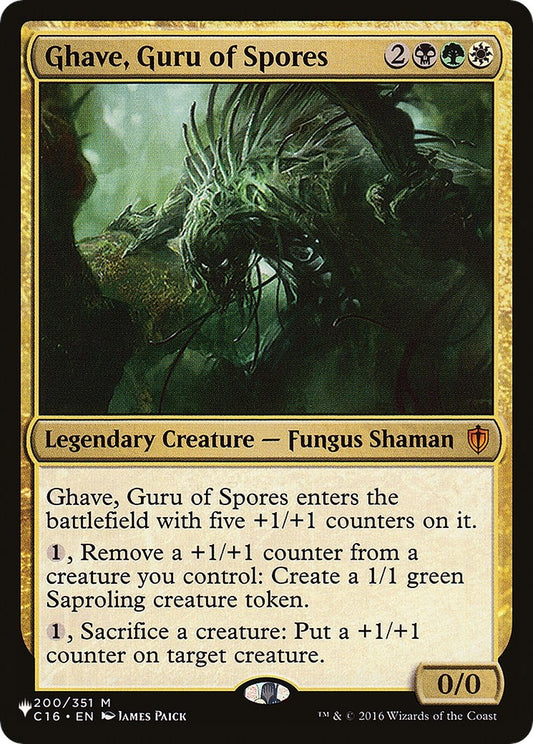 Image for Ghave, Guru of Spores (200/351) (The List Reprints) - Magic: The Gathering