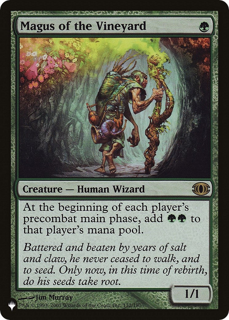 Image for Magus of the Vineyard (132/180) (The List Reprints) - Magic: The Gathering