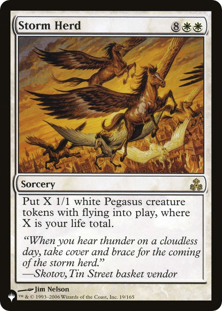 Image for Storm Herd (19/165) (The List Reprints) - Magic: The Gathering