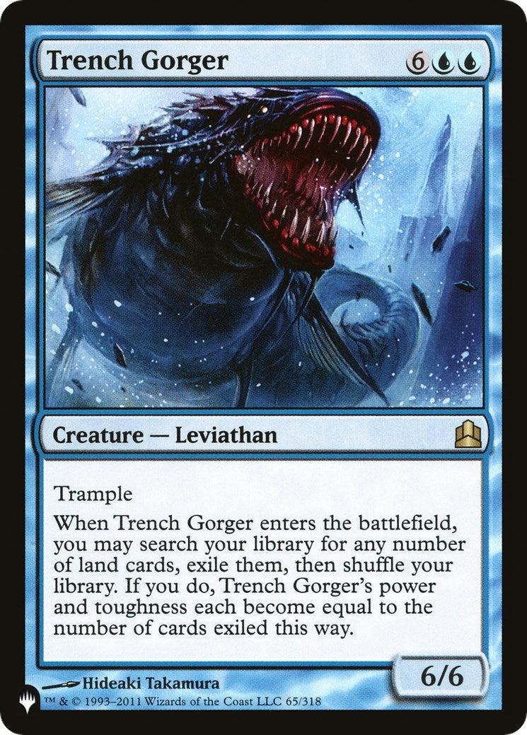 Image for Trench Gorger (65/318) (The List Reprints) - Magic: The Gathering