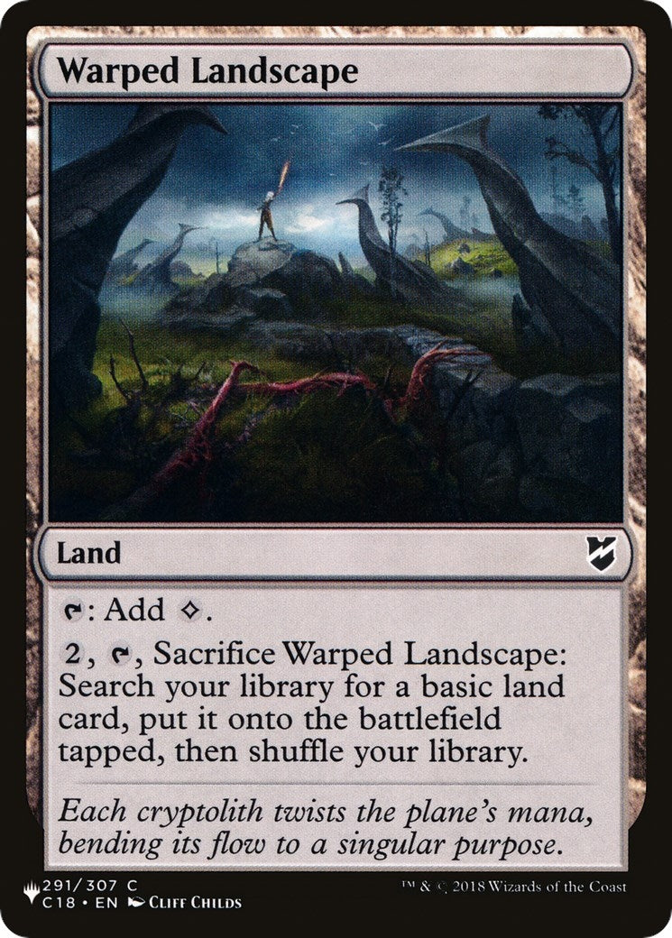 Image for Warped Landscape (291/307) (The List Reprints) - Magic: The Gathering
