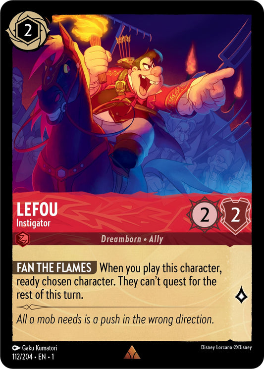 Image for Lefou - Instigator (112/204) (The First Chapter) - Disney Lorcana
